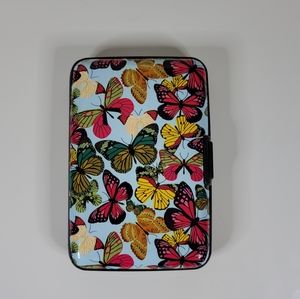 Aluminum Butterfly Card Wallet